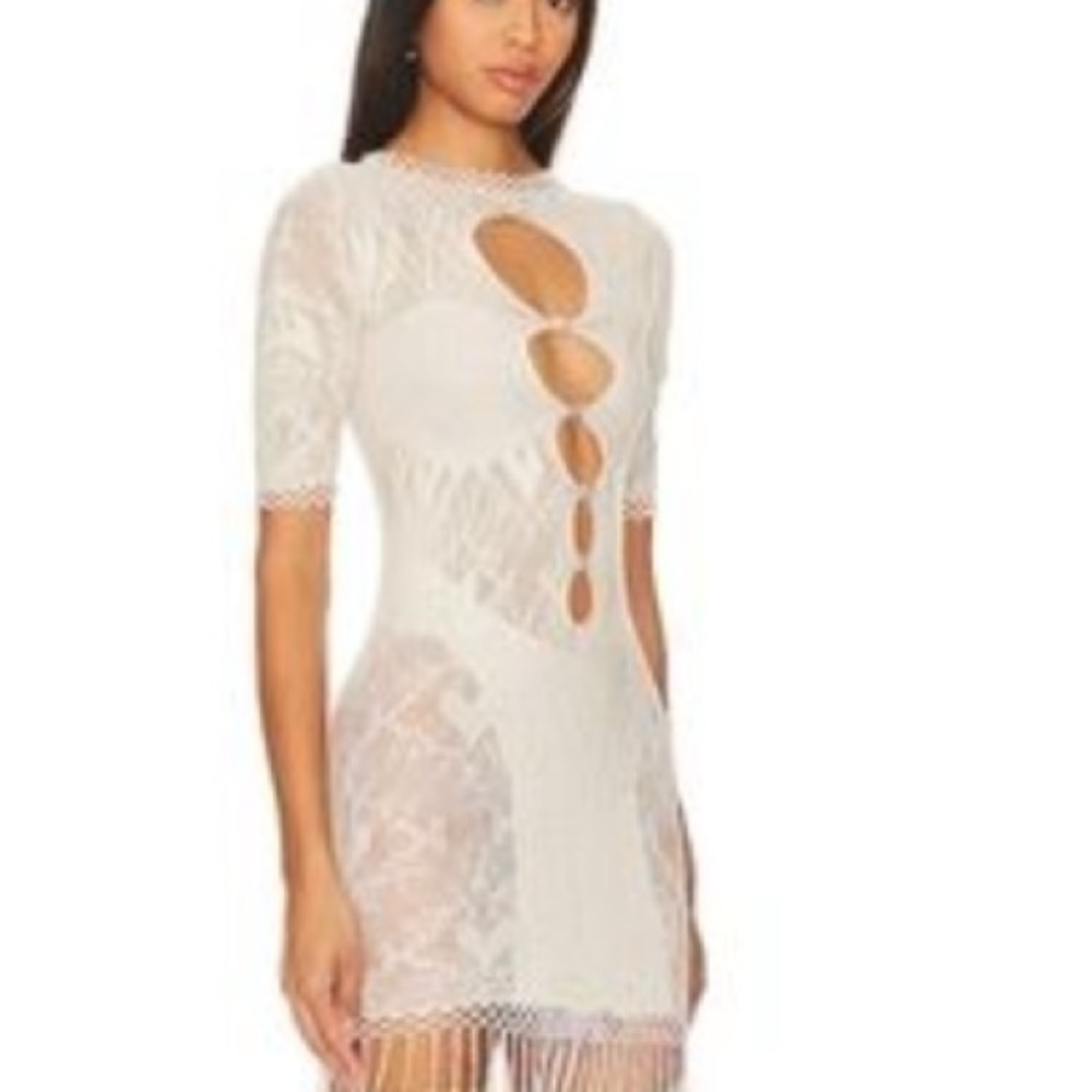 POSTER GIRL FLORAL MIRANDA DRESS IN BUTTER